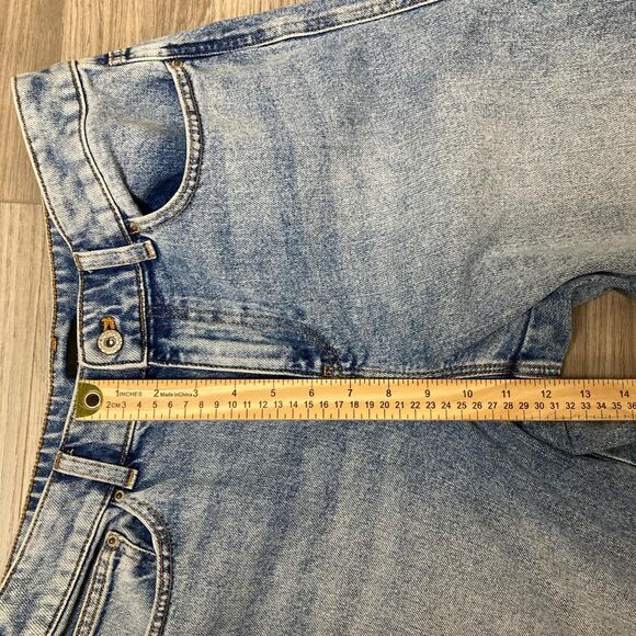 Talbots High Waist Straight Ankle Jean Size 8 Wide Leg - Picture 6 of 8